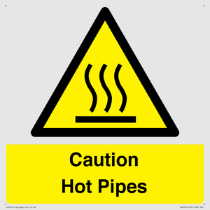 Caution Hot Pipes